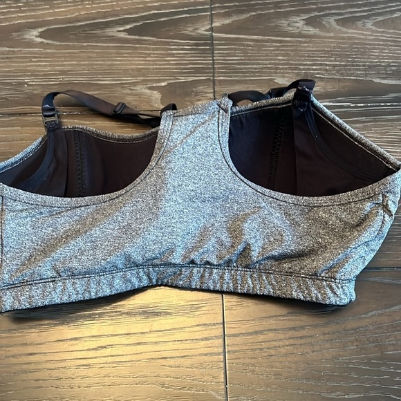 Grey Motherhood Intimates Nursing Sports Bra Racerback large DD breastfeeding - Picture 2 of 11